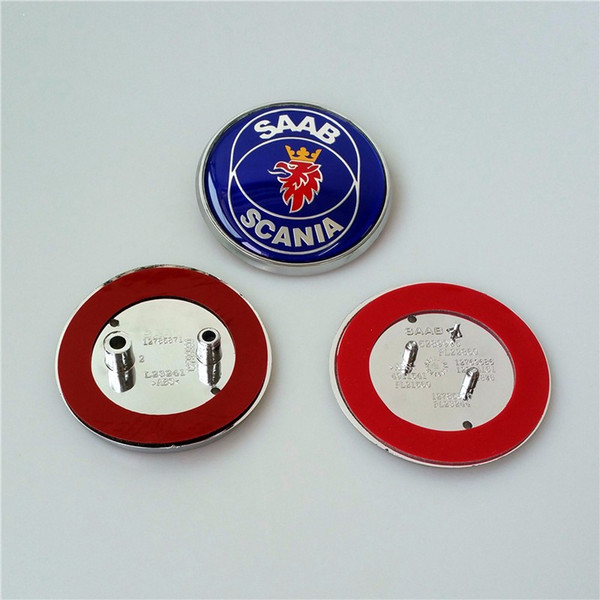 Car Stying Fashion Car Badges for Saab 9-3 2003-2010 Vehicles 68mm Diameter Car Emblems for other Saab Models