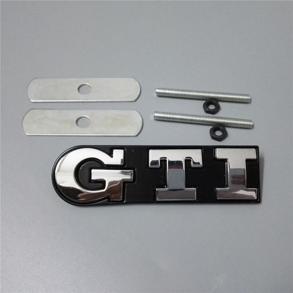 Car Styling 3D GTI Logo Car Emblems for Volkswagen ABS Plastic Front Grill Car Badges with Two Colors