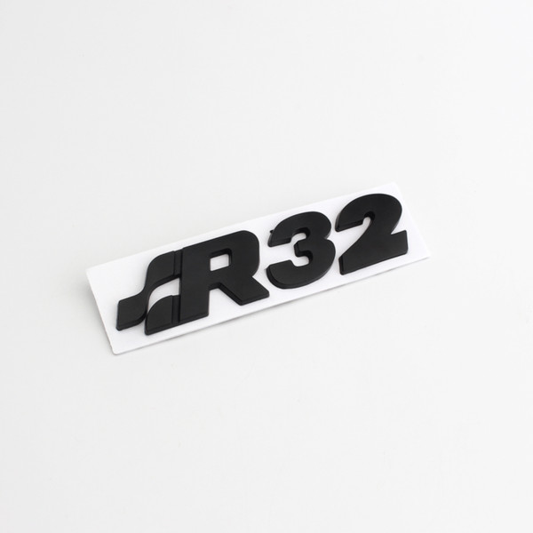 1X Chrome R32 SR32 Rear Trunk Tailgate Badge Emblem Sticker fit for VW Golf Mk4 R32