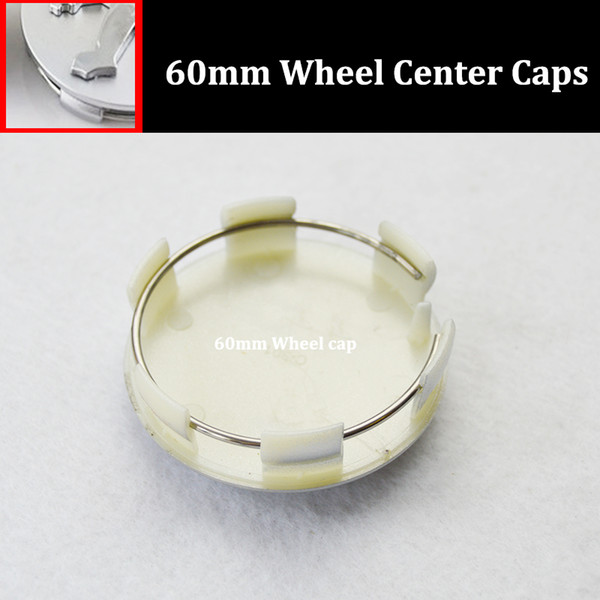 Silvery ABS 60mm 2.36INCH for peugeot auto wheel center hub caps car emblem wheel center caps for 206 307 308 408 3008 301 car styling