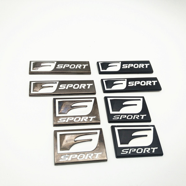 F Sport Fsport Metal Emblem Badge Car Stickers rear Trunk Decals For RX ES IS IS200 IS300 RX330 RX350