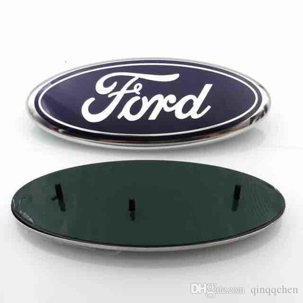 High Quality background 23*9cm Auto Car Emblem Badge ABS Aluminum Hood Front Rear Trunk Logo for Ford Edge Explorer