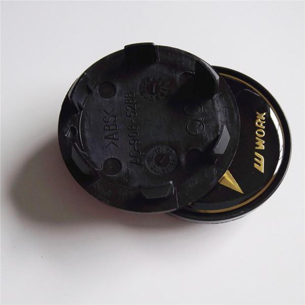 2016 NEW High quality 20pcs/lot WORK WHEELS VS CENTER CAPS BLACK GOLD 17