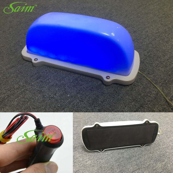 Car Drivers Sign Car Led Bright Light Top DIY Stickers Blue Lights Waterproof Lamp for New Drivers Car Sticker