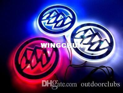 Buick LED Logo Light Car Badge Blue Red White 2D Auto Sticker Light Rear Emblem Lamp Waterproof Anti Dust Size 8.7*8.7CM Available