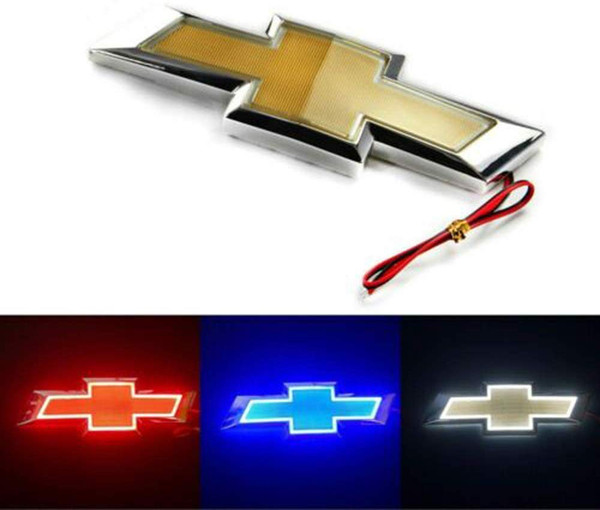 5D LED Car Tail Logo Light Badge Lamp Emblem For Chevrolet Holden Cruze Malibu EPICA CAPTIVA AVEO LOVR Fit for all Chevrolet