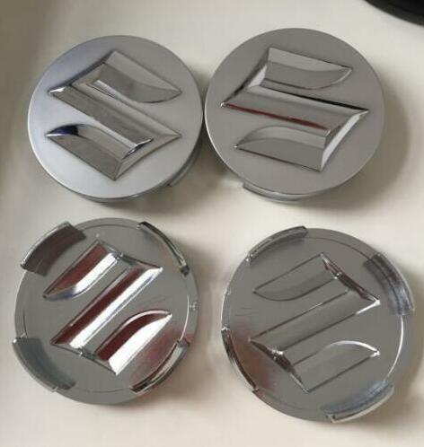 4x54mm* Suzuki Swift Vitara SX4 Grey Wheel Cover Hub Center Caps Emblems Badges