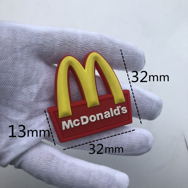 Best selling personality McDonald's M rear tail logo AMG modified gold arch car logo plate word car sticker decoration