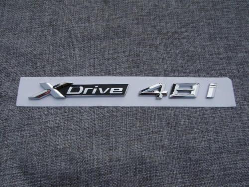 XDrive 48i Letters Number Trunk Rear Emblem Decal Sticker for BMW XDrive 48i