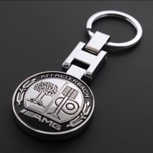 New Metal for AMG Keychain Creative Accessories Auto Parts Car Keyring