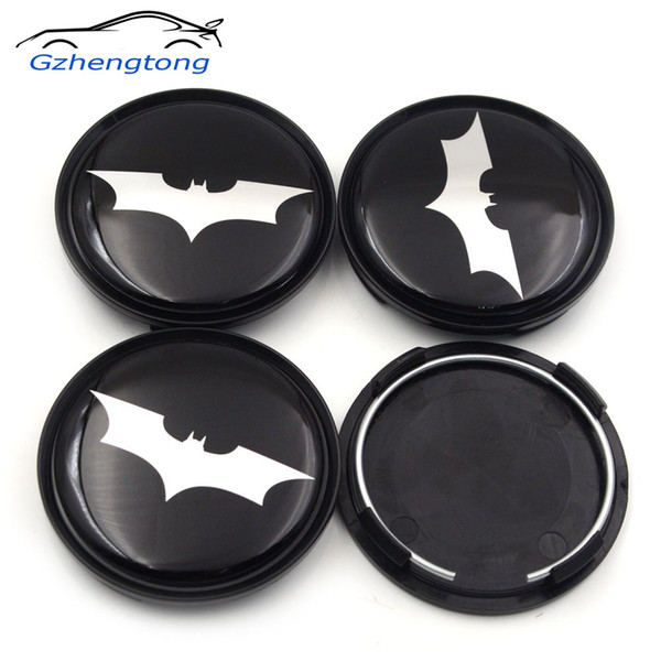 Gzhengtong 4pcs/lot 63mm Batman Wheel Center Caps Car Badge Emblem Sticker Wheel Center Cover Cap Hub Rim Caps