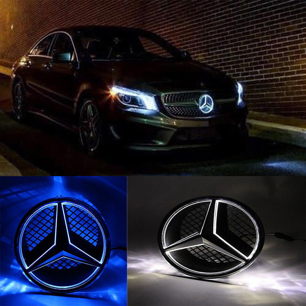 Car Front Grilled Star Emblem LED Illuminated Logo for 2006-2013 Center Front Badge Lamp Light