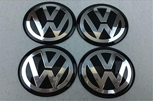 Adhesivo para coche (0.157 x 2.559 in), diseño de imitación de imitación de imitación para Volkswagen, color negro y plateado