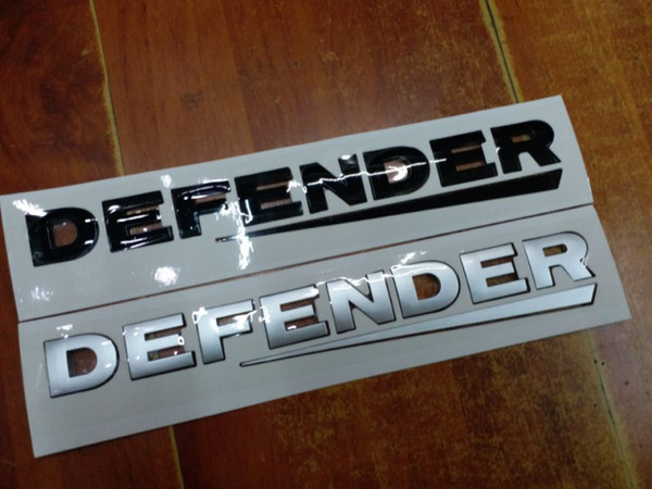 For Land Range Rover Defender Letters Rear Refit Emblem Nameplate Badge Logo Car Styling