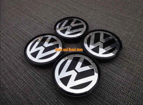 4X VW Wheel Center Caps Volkswagen Wheel Center Hub Cap 55mm Polo Golf Passat MK3 MK4 Free Shipping M25947