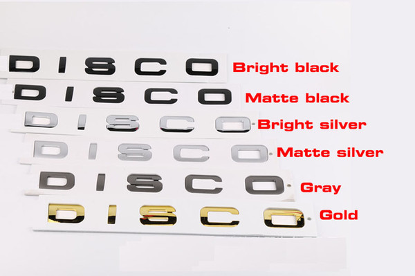 High-quality replacement modification for Land Rover discovery Shenzhou canopy word mark English letters after the tail door DISCOVERY logo