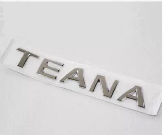 3D for Teana Chrome Lettering Letter Emblem badge Logo sticker for Nissan teana sticker Back Rear Calipers