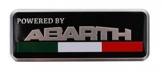 80x30mm 100x24 60x53mm available 3D Car Sticker Aluminum alloy Badge Emblem Sticker For Abarth