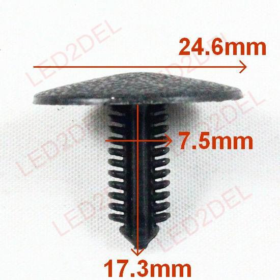 524 Changan plastic Large headliner Snaps clasp,Plastic black cover clips fasteners retaining clips