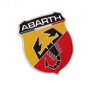 3D Car Sticker Aluminum alloy Badge Emblem Sticker For Abarth 80x30mm 100x24 60x53mm available