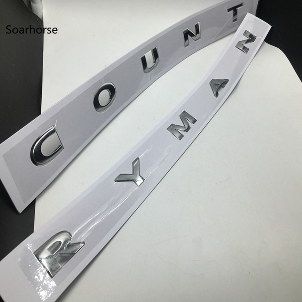 High Quality For BMW Mini Countryman Coopers 3D Metal Rear Trunk word Letters Decal Badge Emblem Logo Stickers