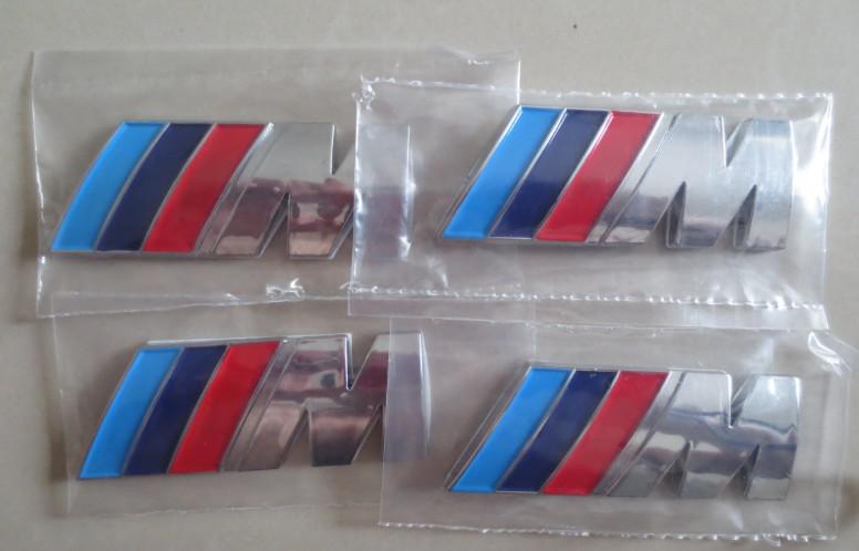 Hot Sale ABS M -Tech Rear Boot badge car badges Emblem Emblems Stickers With Retail Box 1000pcs