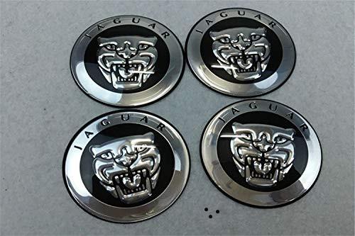 4X 65MM Auto Car Wheel Center Hub Cap Emblem Badge Decal Sticker for Jaguar