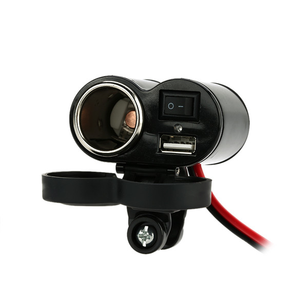 5V/1.5A USB Socket with LED Indicator Cigarette Lighter Power Socket with ON/OFF Switch 12V Car Modification Part for Motorcycle order<$18no