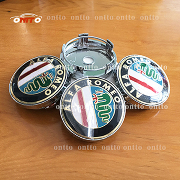 4pcs/lot Car wheel hub cap 60mm(2.36inch) logo car emblem badge cover for Mito 147 156 159 166 Giulietta Spider