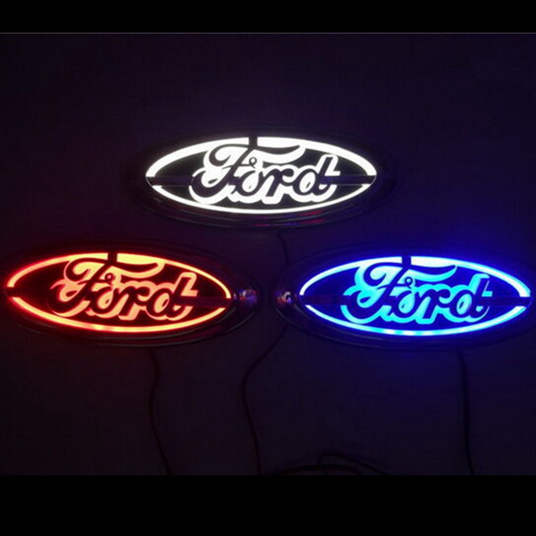 5D Auto logo Badge Lamp LED Car Tail Light for Ford Focus Mondeo Kuga Auto Badge Light 14.5cm*5.6cm GGA1739