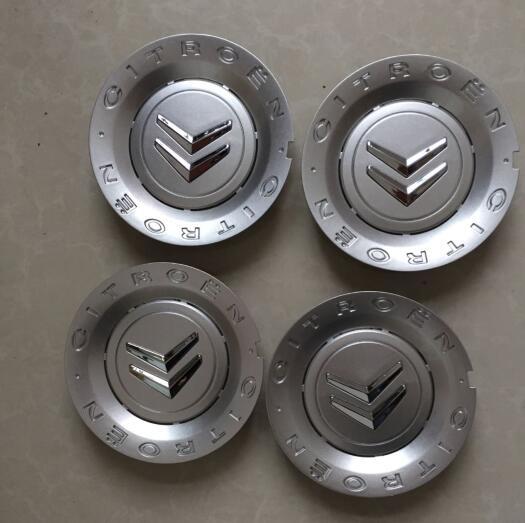 High Quality Free Shipping 4pcs 158mm Silver Citroen Wheel Center Cover Hub Cap 3D car badges emblem Citroen