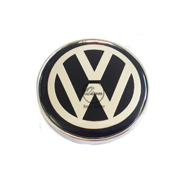 4 X 60MM BLACK CAR WHEEL Hub Center LOGO Caps Metal Aluminum emblem Fits for VW Golf 6 Jetta MK5 MK6 POLO