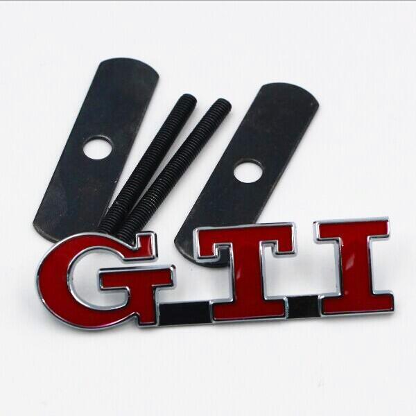 Car Styling 3D Metal GTR Logo Front Hood Grille Badge Grille Emblem Auto Stickers Car Decal Accessories