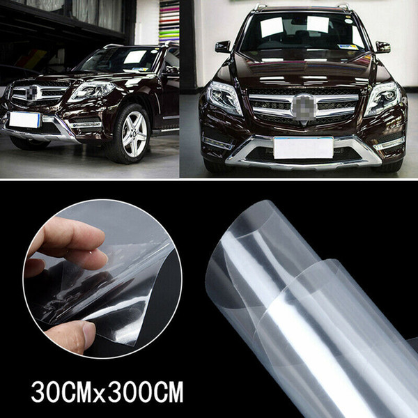 Car Clear Transparent Paint Protection Vinyl Film Wrap Scratch Shield 300*30cm