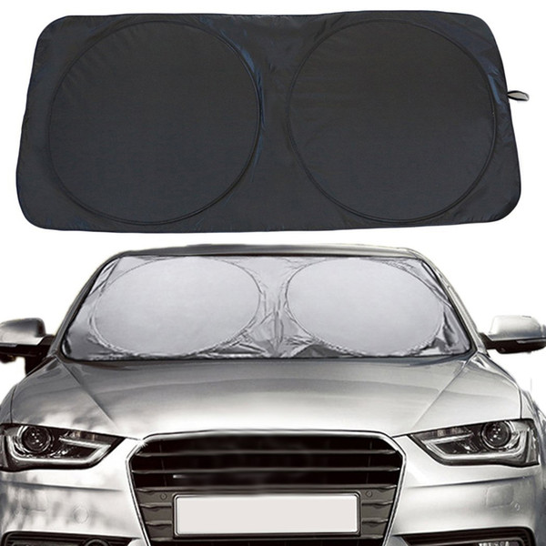 150*70cm Car Sunshade Solar Reflective Silver Front Windowshield Sun Shade UV Rays Block Protector