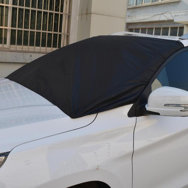 Car Magnet Windshield Cover Snow Cover Sunshade Ice Snow Frost Protector Windshield Silver Black New