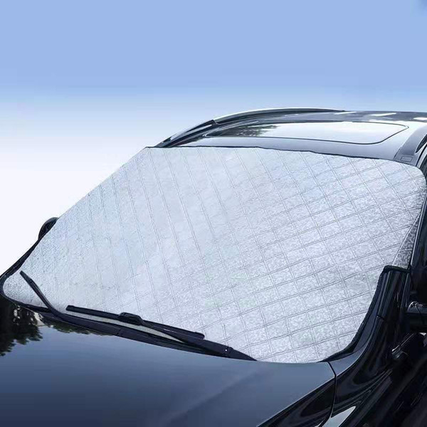 Automobile snow shield half car cover cotton wool dual-purpose antifreeze shield aluminum film snow shield car cover