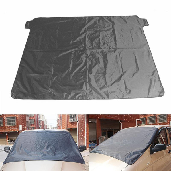 172x122cm Car Windshield Cover Car Windshield Medium Sized 190T Waterproof Shade With Magnets Auto Protection