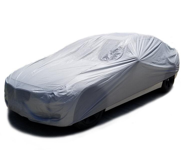 Factory direct car universal car clothing PEVA single-layer cover can be printed LOGO rain-proof sunscreen car clothing