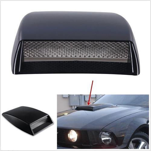 Black Intake Hood Net Scoop Bonnet Vent Black Car Vehicle Air Flow Cover Decorative Free shipping