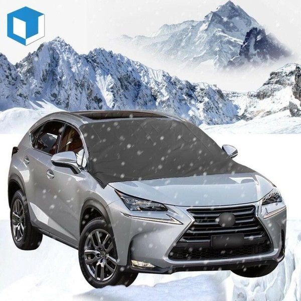 Car Accessries Universal Car Windshield Anti-frost Snow Cover & Sun Shade Protection Cover for Truck Van SUV