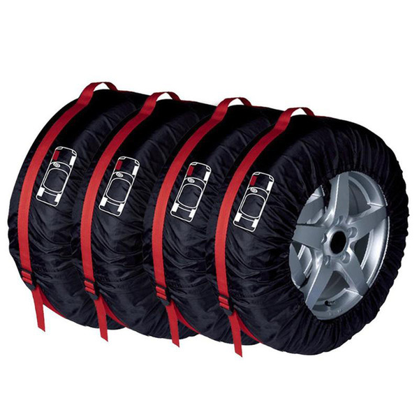 4x Spare Tire Cover Case Polyester Winter Summer Automobile Car Storage Bag For car accessories 13-19