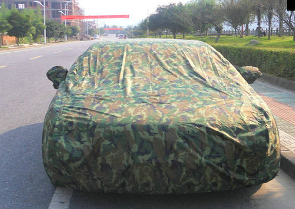 Camouflage PVC Thickened Warm, Waterproof and Frost-proof Car Cover