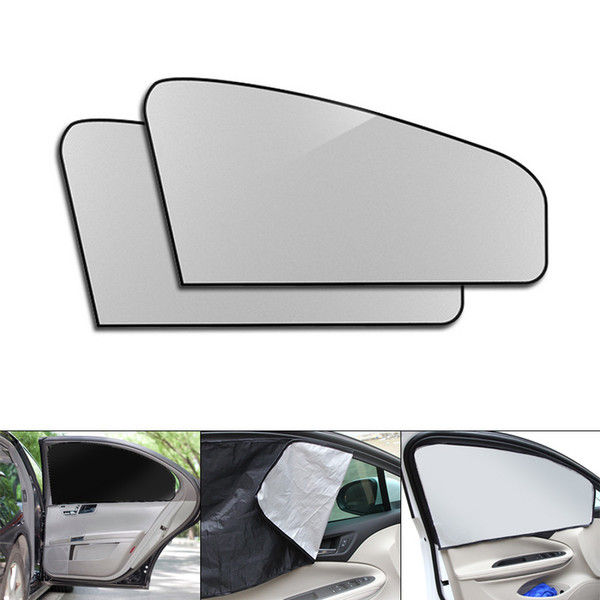 2pcs/pair Universal Car Side Cant Window Heat Insulation Prevented Bask Shade Screens with Magnet