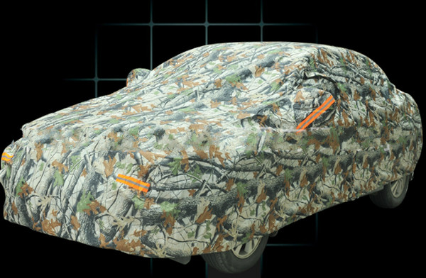 Thickening of Vehicle Clothes, Rain-proof, Sun-proof, Heat-proof and Anti-theft Maple Leaf Camouflage