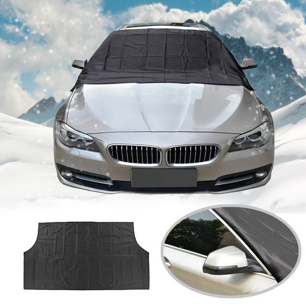 210*120cm Car Magnet Windshield Windscreen Cover Automobile Snow Ice Frost Wind Dust Protector Visor Sun Shade Fornt Rear Covers