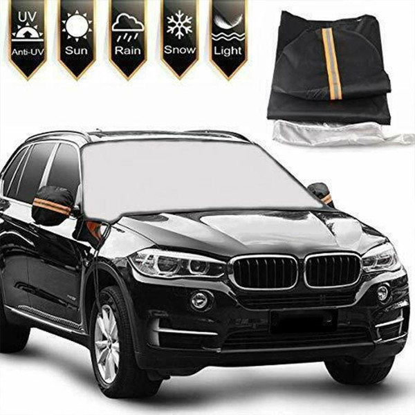 Creative Magnetic Car Windshield Snow Frost Winter Sunscreen Windshield Cars Protector Block For All Wind Shield Car Magnet D6W4