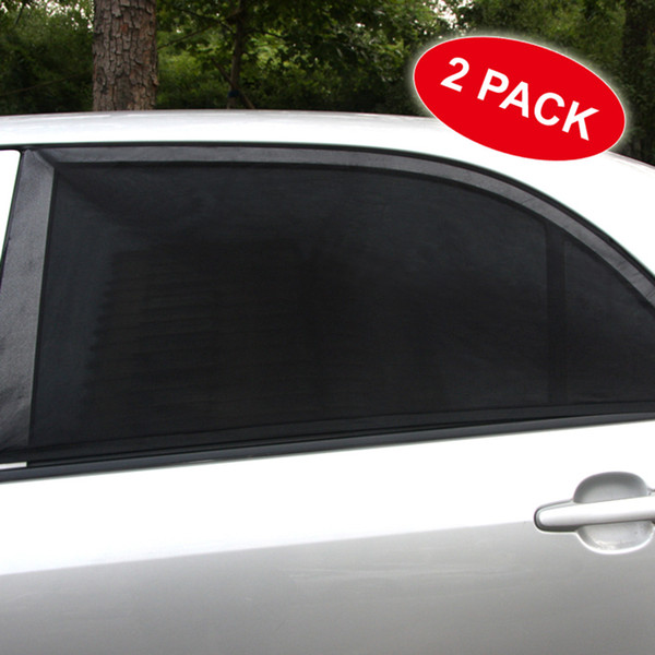 Auto Car Adjustable Side Rear Sunshade Mesh Covers Black Mesh Solar Protection Car Cover Visor Shield Sunshade UV Protection