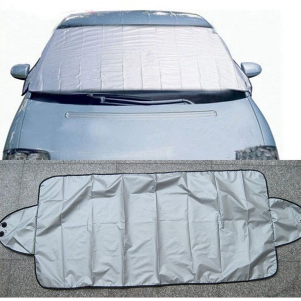 150X70 Cm Car Exterior Protection Snow Ice Rain Sun Blocked Car Covers Protector Visor Sun Shade Fornt Rear Windshield Cover