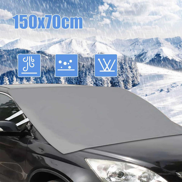 150x70cm Car Windscreen Sunshade Cover Auto Windshield Snow Ice Frost Shield Dustproof Protector Cover